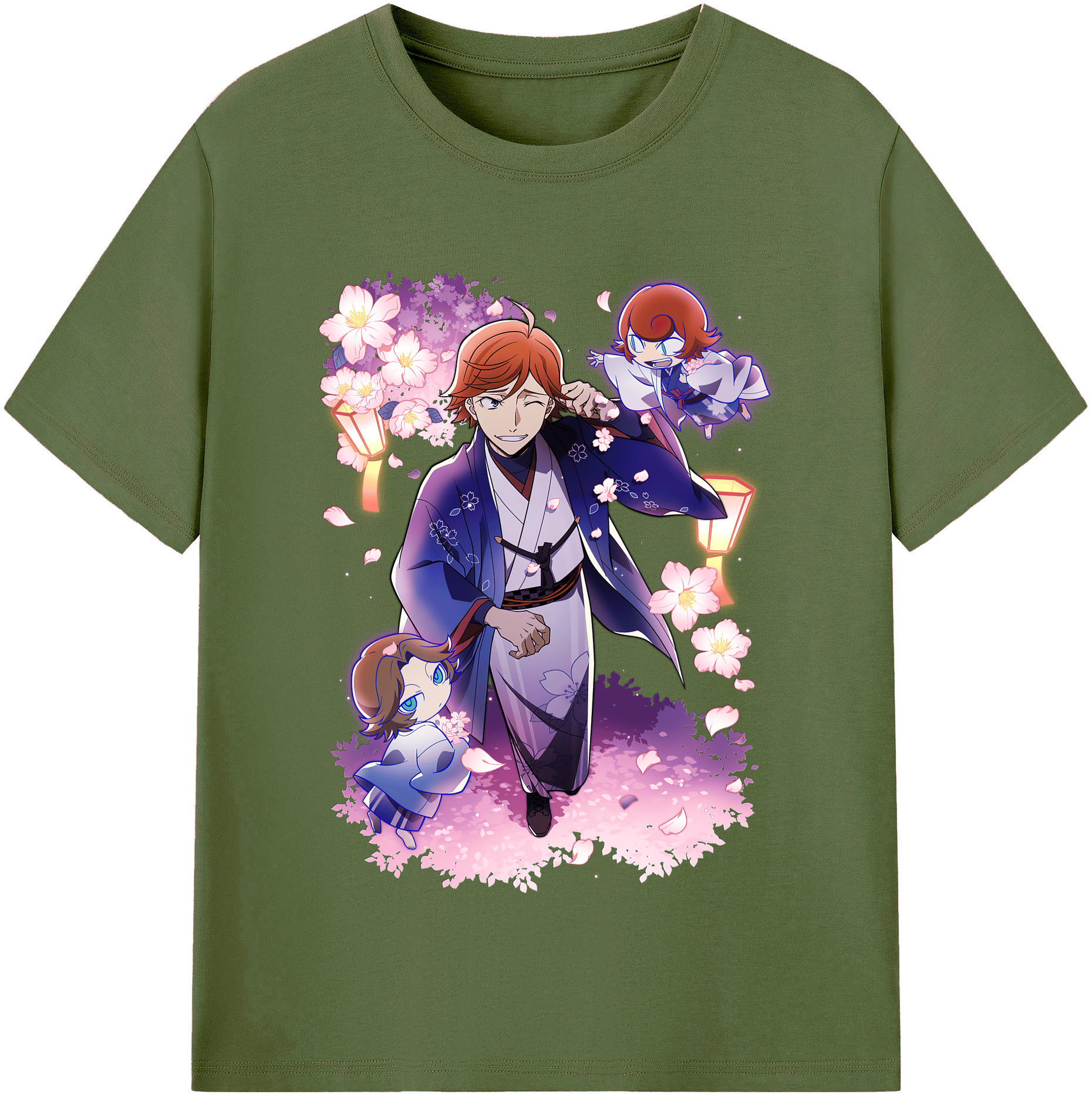 （画像用） 文豪ストレイドッグス Bungo Stray Dogs 綿100％半袖Tシャツ（フロントプリント）